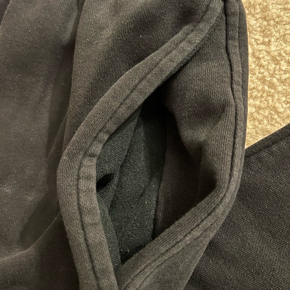 SOLD Mens black XL Nike running jogger lined fleece warm sweatpants - Picture 3 of 12